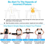 Back Posture Brace –  Support Belt for Upper and Lower Back🧍♂️✨