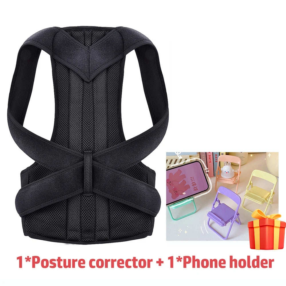 Back Posture Brace –  Support Belt for Upper and Lower Back🧍♂️✨