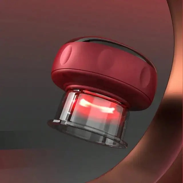 Electric Vacuum Cupping &amp; Scraping Massage Device – Heated Suction Cup Therapy Set for Body Wellness 🔥