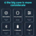 Electric Wireless Head Scalp Massager with Bluetooth Music – Multi-Claw Vibration for Deep Relaxation 🎧💆