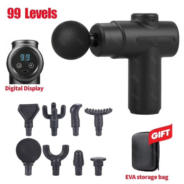 Mini Deep Tissue Massage Gun 99 Levels Portable Muscle Massager 💪✨