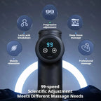 Mini Deep Tissue Massage Gun 99 Levels Portable Muscle Massager 💪✨