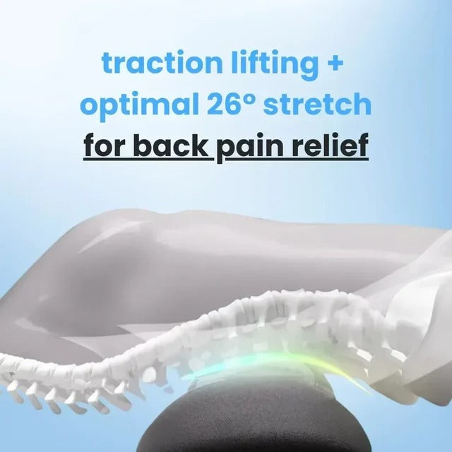 3-in-1 Back Massager Pillow with Heat Vibration – Lower Back Stretch Support 🔥💆