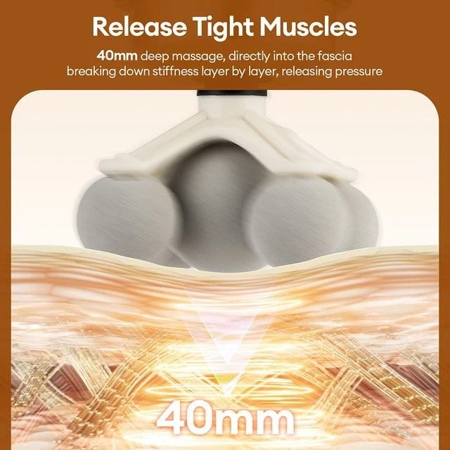 11-in-1 High-Power Massage Gun – 99-Level Deep Tissue Muscle Massager 💪🔥