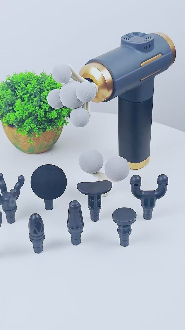 11-in-1 High-Power Massage Gun – 99-Level Deep Tissue Muscle Massager 💪🔥